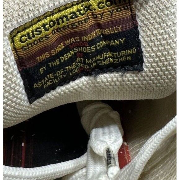 Vintage 90s University Of Maryland Customatix‎ Shoes Men’s Size 9 White Leather main image 11